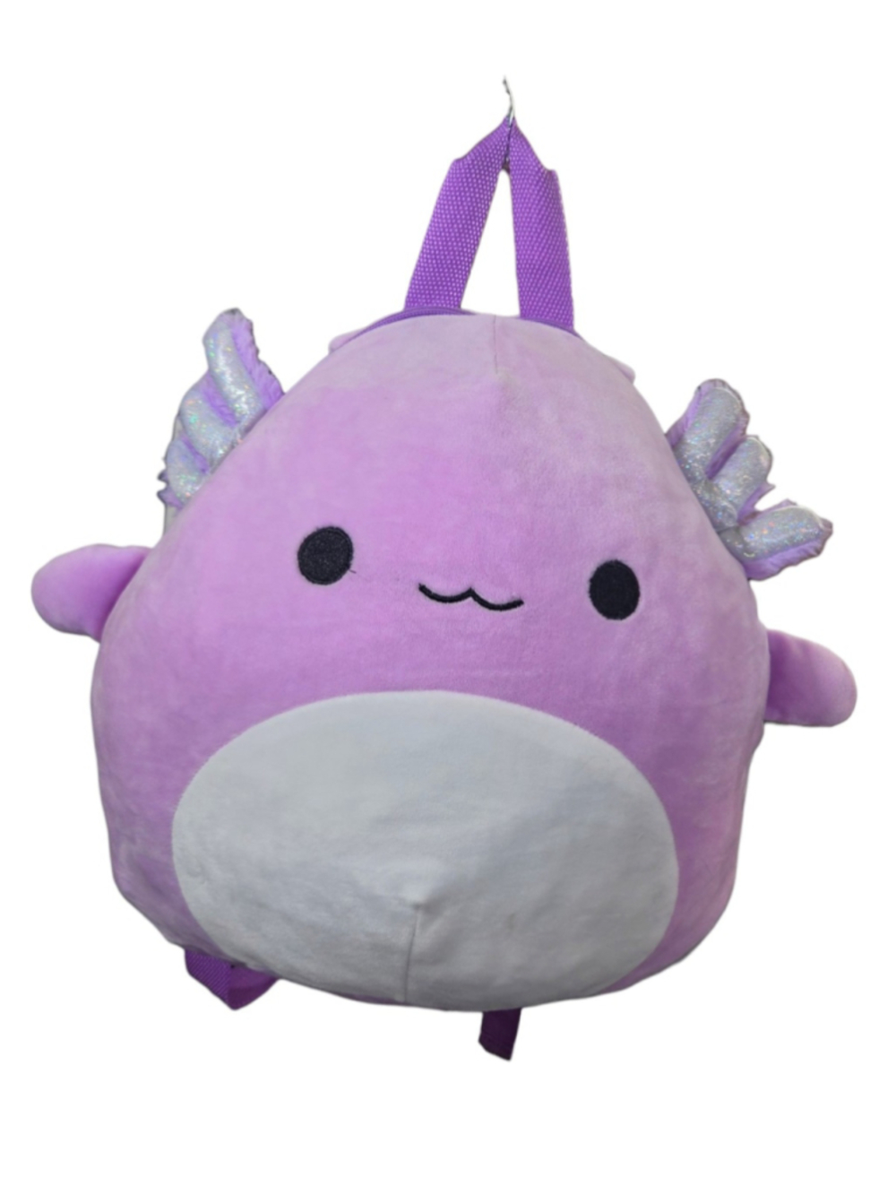Monica the Axolotl Squishmallow Plushy Backpack Kellytoy 12"